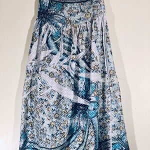 Floral Strapless Dress